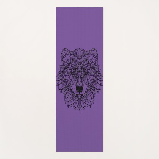 Wolf Yoga Mat, Home Exercise Mats for Pilates Yogamat (Voorkant)