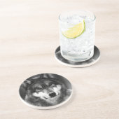 Wolf Zandsteen Onderzetter (Zijkant)