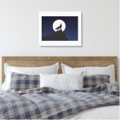 Wolf | Zazzle_Growshop. Canvas Afdruk (Insitu (Slaapkamer))