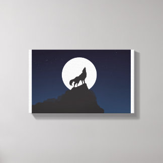 Wolf | Zazzle_Growshop. Canvas Afdruk