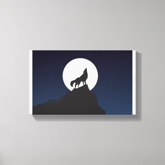 Wolf | Zazzle_Growshop. Canvas Afdruk (Voorkant)