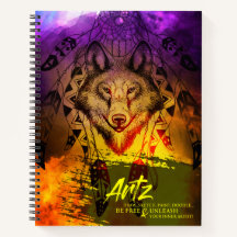 Wolf Zen Art/Sketch Book (Zacht Hoesje)