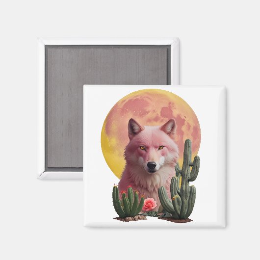 Wolf Zes : Magneet (Voorkant / Achterkant)