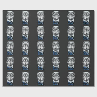 Wolf ziel cadeaupapier