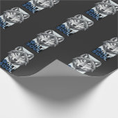 Wolf ziel cadeaupapier (Hoek)