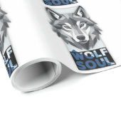 Wolf ziel cadeaupapier (Rol Hoek)