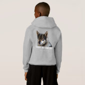 Wolf Zip Hoodie (Achterkant volledig)