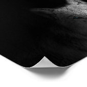 Wolf, zwart-wit, moderne fotografie poster (Hoek)