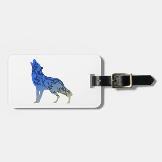 wolfboom bagagelabel (Voorkant horizontaal)