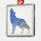 wolfboom metalen ornament (Links)