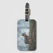 Wolfdog Bagagelabel (Voorkant (verticaal))