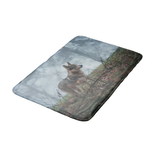 Wolfdog Bath Mat (Gekanteld)