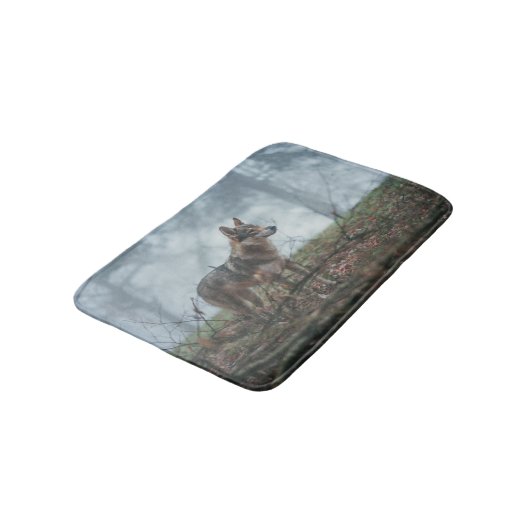 Wolfdog Bath Mat (Gekanteld)