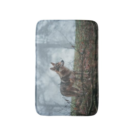 Wolfdog Bath Mat (Voorkant Verticaal)