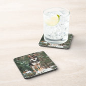 Wolfdog Beverage Coaster Bier Onderzetter (Rechterzijde)