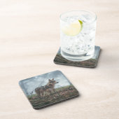 Wolfdog Beverage Coaster Bier Onderzetter (Rechterzijde)