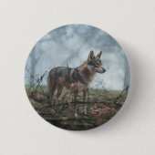 Wolfdog Button (Voorkant)