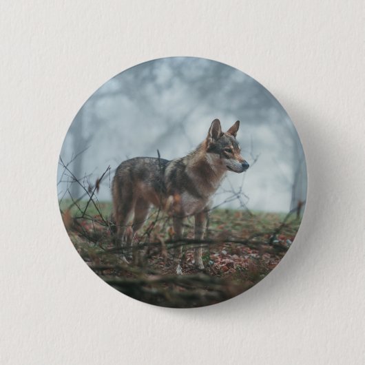 Wolfdog Button (Voorkant)
