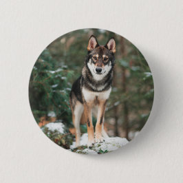 Wolfdog Button
