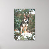 Wolfdog Canvas Afdruk (Voorkant)