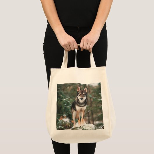 Wolfdog Canvas tas (Voorkant (product))