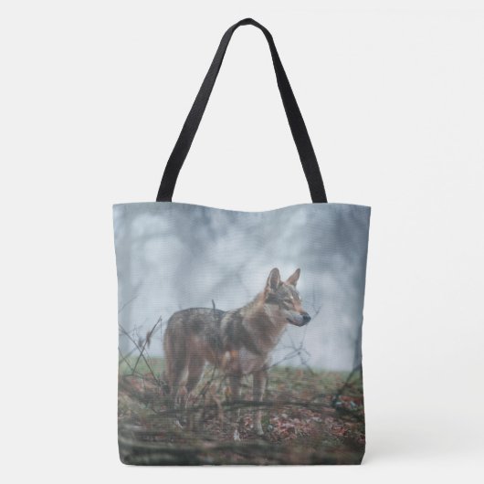 Wolfdog Canvas tas (Achterkant)