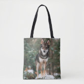 Wolfdog Canvas tas (Voorkant)
