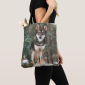 Wolfdog Canvas tas (Dichtbij)