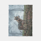 Wolfdog Fleece Blanket (Voorkant)