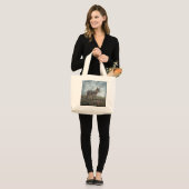 Wolfdog Grote Tote Bag (Voorkant (model))