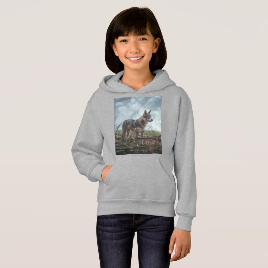 Wolfdog Hoodie (Voorkant volledig)