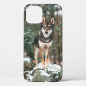 Wolfdog iPhone 12 Hoesje (Achterkant)
