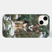 Wolfdog iPhone 14 Hoesje (Achterkant (horizontaal))