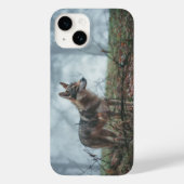 Wolfdog iPhone 14 Hoesje (Achterkant)