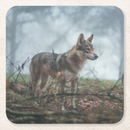 Wolfdog Kartonnen Onderzetters