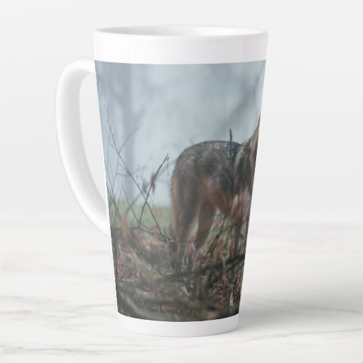 Wolfdog Latte Mok (Linkerhoek)
