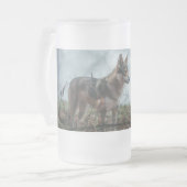 Wolfdog Matglas Bierpul (Voorkant links)