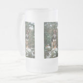 Wolfdog Matglas Bierpul (Voorkant links)