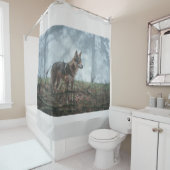 Wolfdog Shower Curtain Douchegordijn (In situ)