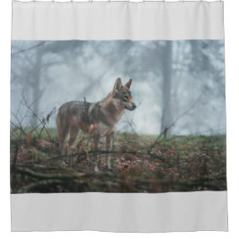 Wolfdog Shower Curtain Douchegordijn