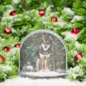 Wolfdog Sneeuwbol (Kerstmis)