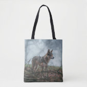 Wolfdog Tote Bag (Voorkant)