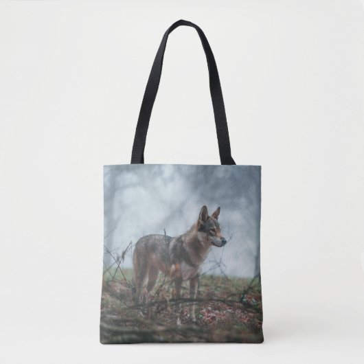 Wolfdog Tote Bag (Voorkant)