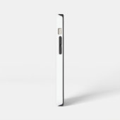 Wolfdraak zwart-wit ontwerp iPhone hoesje (Linkerkant)