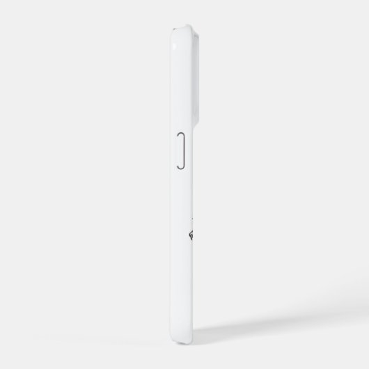 Wolfdragon zwart-wit design iPhone hoesje (Rechterkant)