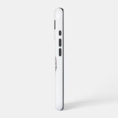 Wolfdragon zwart-wit ontwerp iPhone 16 hoesje (Linkerkant)