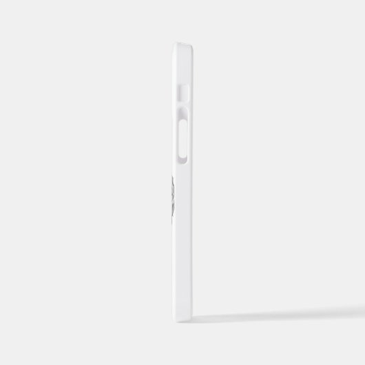 Wolfdragon zwart-wit ontwerp iPhone hoesje (Linkerkant)