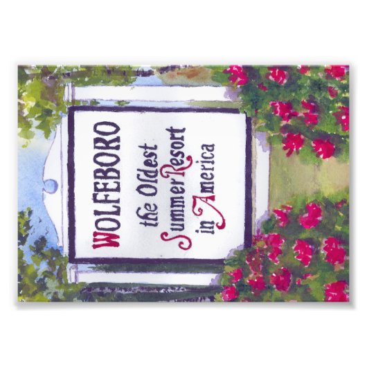 Wolfeboro Fotografische Afdruk (Voorkant)