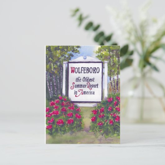 Wolfeboro NH Briefkaart (Staand voorkant)