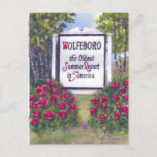 Wolfeboro Welkomstteken Briefkaart